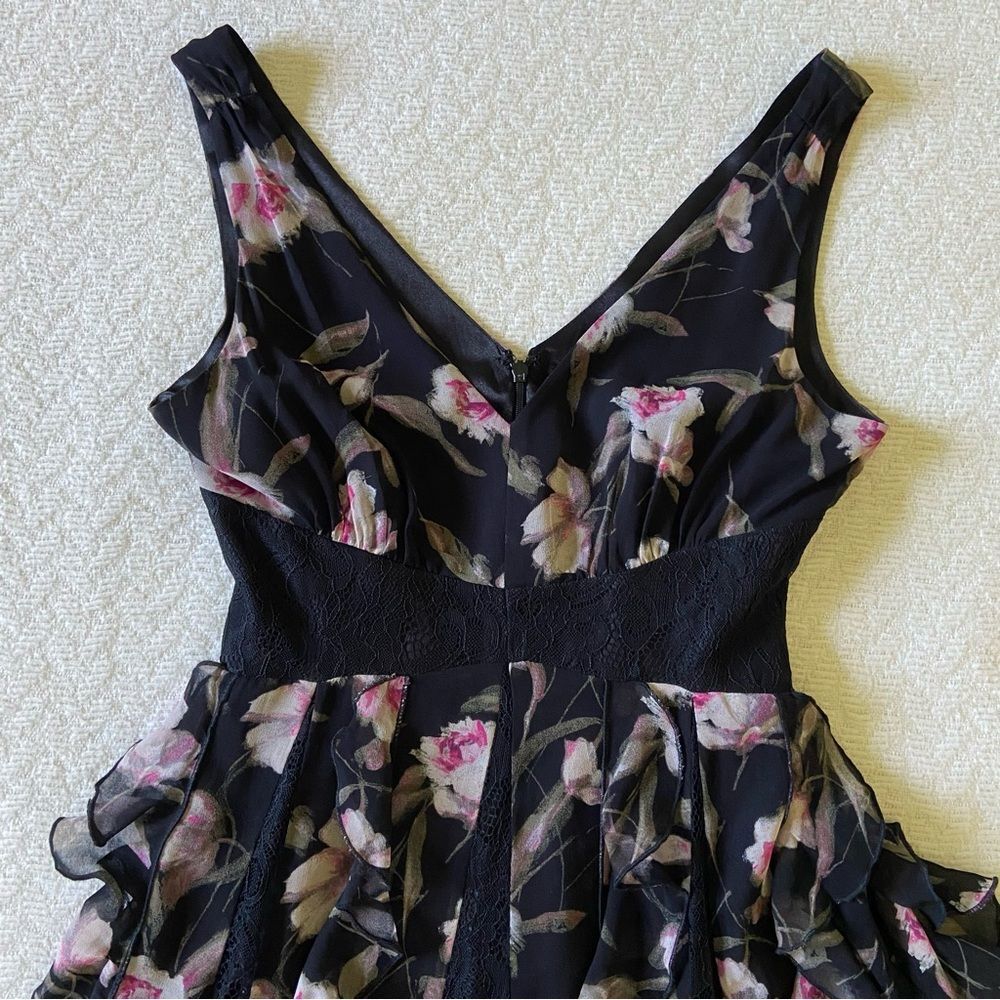 WHBM Floral Ruffle Maxi Dress - Picture 7 of 11